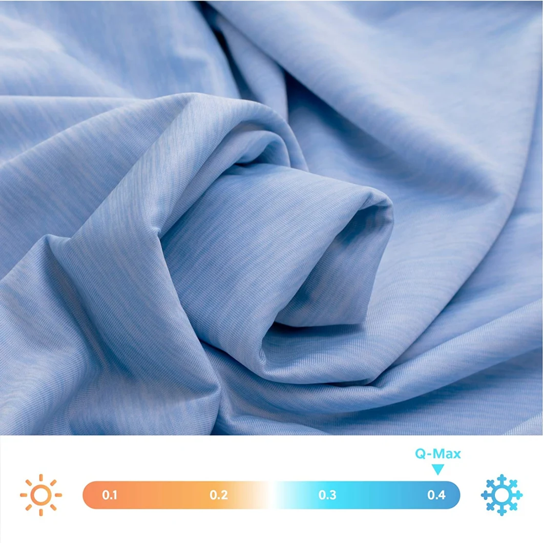 Cool Feeling Blanket for Hot Sleepers, Summer, Night Sweats, Blue Throw Size 60&quot; X 80&quot;
