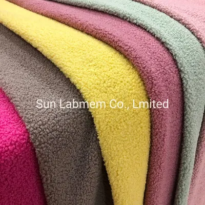 100%Polyester Soft Knitting Polar Fleece Fabric for Garment